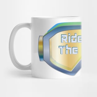 Riders Of The Storm, Ski goggles, Winter Sports, ski holiday Mug